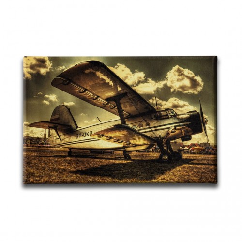 Eski Uçak Canvas Tablo